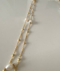 Collar Perla Largo Antiguo